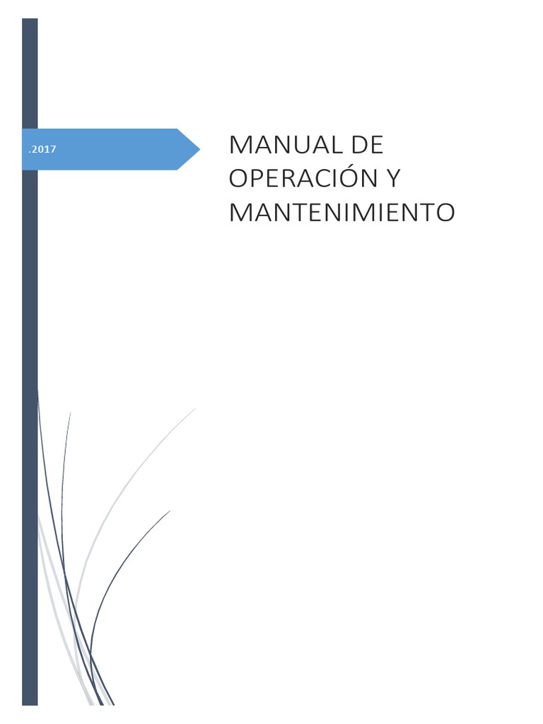 Manual de Mantenimiento de Planta de Agua | PDF | Aguas residuales | Agua