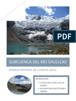 Sub Cuenca Del Rio Shullcas