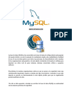MYSQL medidas de seguridad