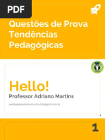 Tendências Pedagógicas- Questões de Provas - Blog Pedagogia Para Concursos