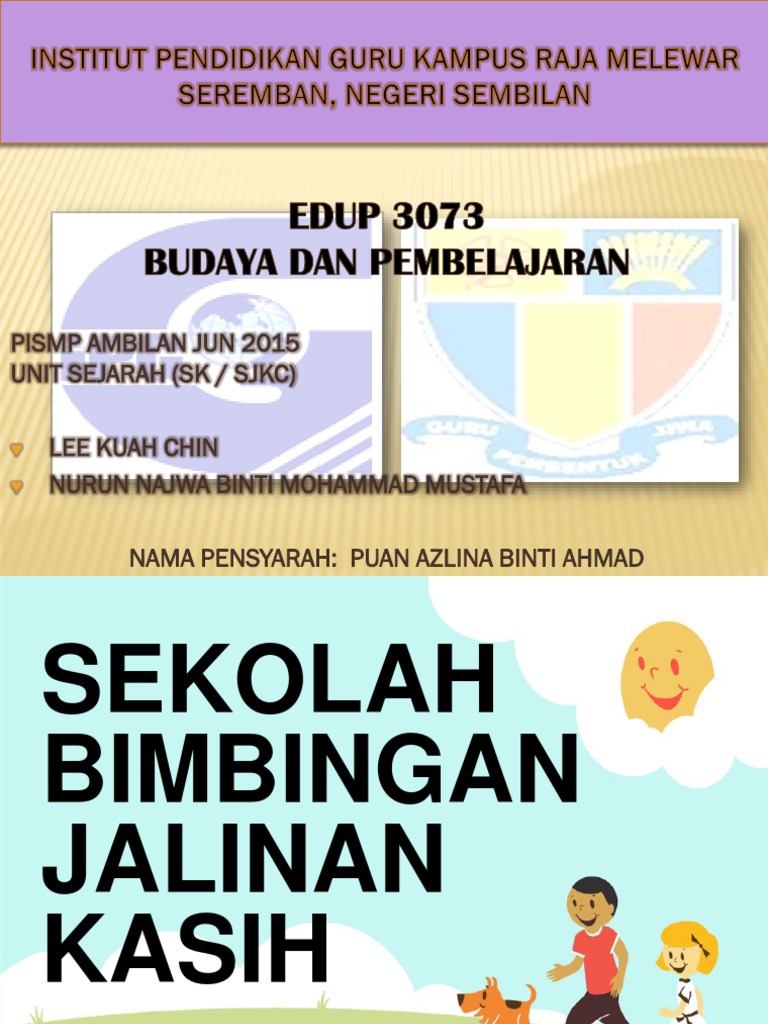 Sekolah Bimbingan Jalinan Kasih | PDF | Ilmu Sosial | Pengembangan Diri