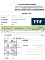 Daftar Nilai Ujian