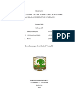 Landasan Ilmu Nutrisi (SISTEM PENCERNAAN UNGGAS MONOGASTRIK, MONOGASTRIK MAMALIA DAN POLIGASTRIK RUMINANSIA)