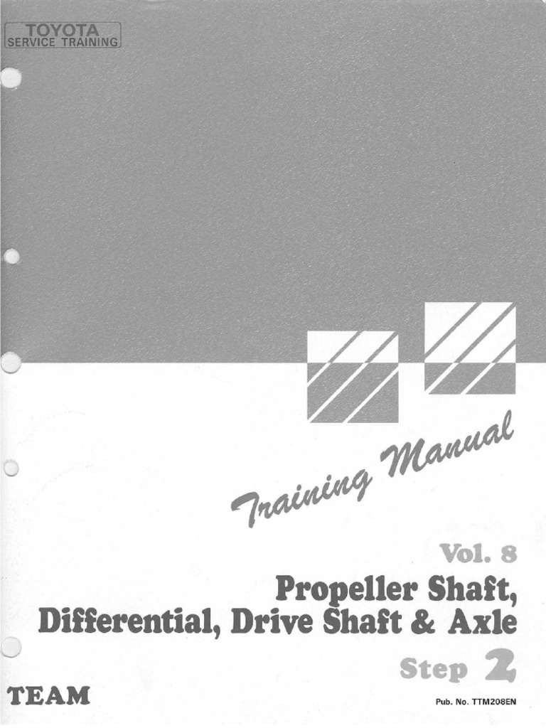 Manual Book Differential Gear Nut Hardware