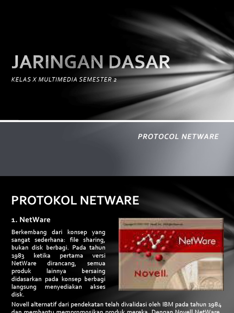 Protokol Novell NetWare dan Fungsinya | PDF