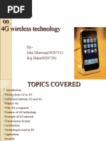 Presentation On 4G Wireless Technology