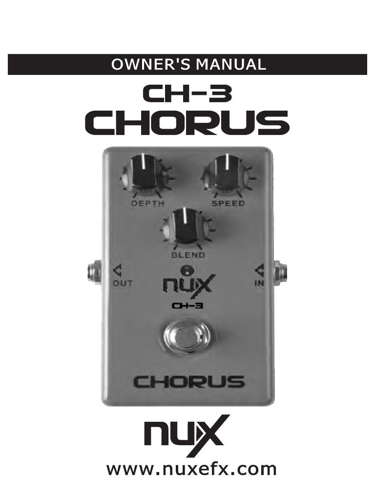 NUX - CH-3 Chorus PDF | PDF