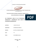 Los Principales Casos de Las Situaciones de Decisión, Jerarquizan y Desarrollan Caso Usado en Situaciones Económicas Empresariales.