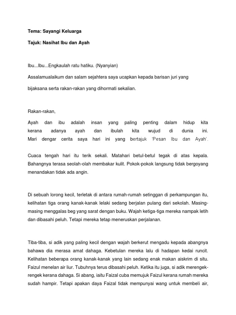 Skrip Bercerita Tahap 1
