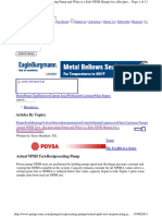 Reciprocating Pumps NPSH Considerations