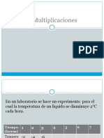 Porcentaje, promedio, multiplicación.