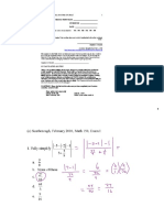 150 Spring 2010 Exam 1 Key