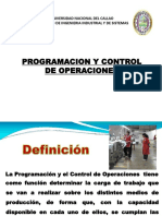 Clase 5- Programacion y Control de Las Operaciones