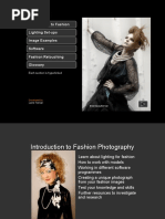 Main Menu: Introduction To Fashion Lighting Set-Ups Image Examples Software Fashion Retouching