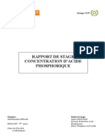 Rapport de Concentration D'acide Phosphorique