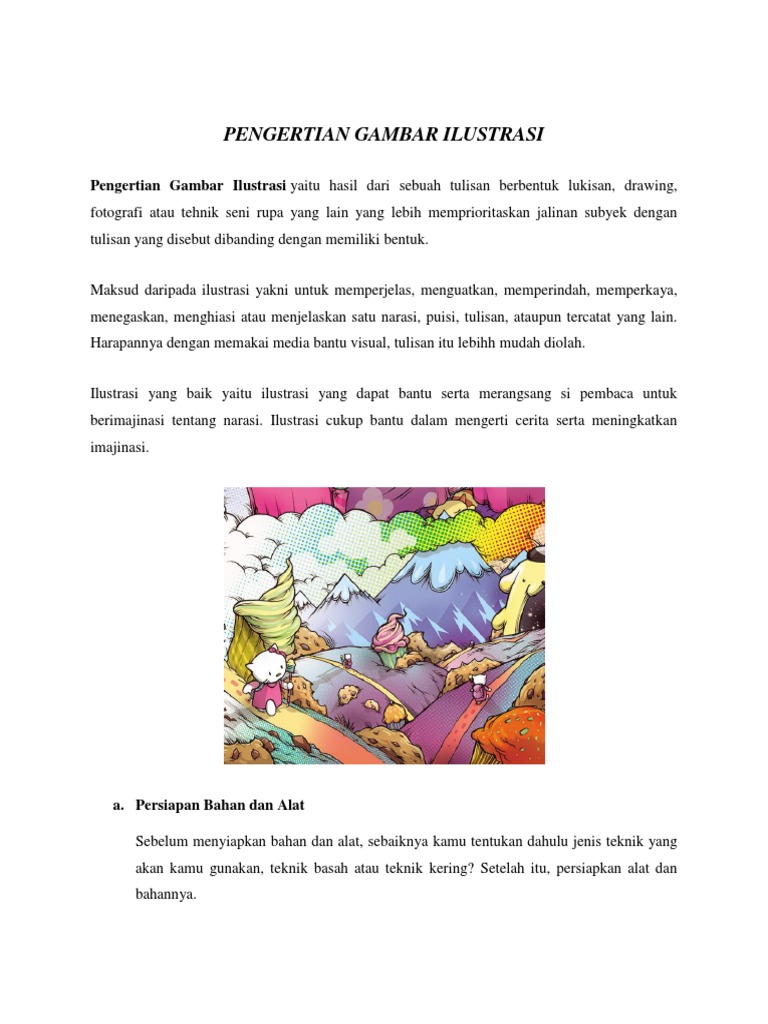 Pengertian Gambar Ilustrasi