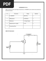 Mosfet Characteristics