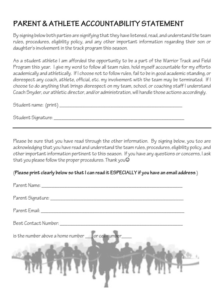 Accountability | PDF | Track And Field