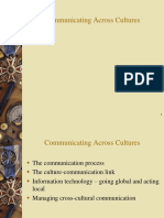 Communicating Across Cultures: Understanding Cultural Factors and Guidelines