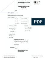 Welded Flanged Spool Design Calculation