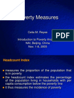 Poverty Measures: Celia M. Reyes Introduction To Poverty Analysis NAI, Beijing, China Nov. 1-8, 2005