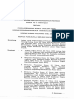 PM - 46 - Tahun - 2014 Standar Pelayanan Minimal Angkutan Orang Dengan Kendaraan Bermotor Umum Tidak Dalam Trayek PDF
