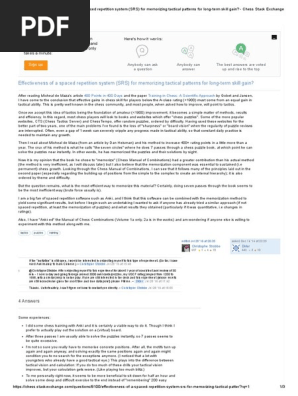 tactics - Effectiveness of a spaced repetition system (SRS) for memorizing tactical patterns for long-term skill gain_ - Chess Stack Exchange.pdf