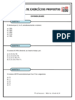 LISTA DE EXERCICIOS - DIVISIBILIDADE.pdf