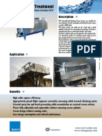 RTV Internally-fed Rotating Drum Screens