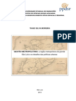 Gestão Metropolitana Da Grande São Luís PDF