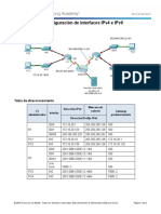 1.1.3.5 Packet Tracer - Configuring IPv4 and IPv6 Interfaces Instructions PDF