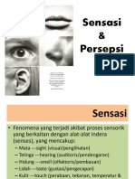Slide PSI 103 Psikologi Umum II Sensasi Dan Persepsi