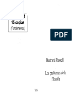 Russell - Los Problemas de La Filosofia Cap 1 A 4