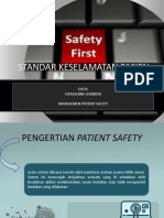 Standar Keselamatan Pasien