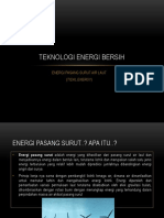 Teknologi Energi Bersih (Tidal Energy)