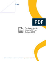 Configuración de Ficheros PST en Outlook 2010