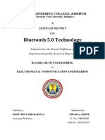 Seminar Final Report Bluetooth 5.0