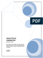 Lab Manual CLD10402 Analytical Chemistry