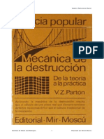Mecanica de La Destruccion -Vladimir Zalmanovich Parton