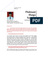 ASAH OTAK Fluktuasi Harga Sayuran