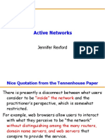 Active Networks Enable Customized Network Services