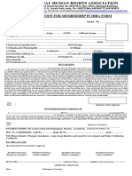 IHRA Membership Form PDF