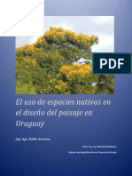 El Uso de Especies Nativas en Diseño Del Paisaje en Uruguay Scarone Pablo