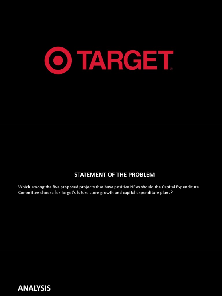 Target Corporation Project Analysis | PDF | Finance & Money Management ...