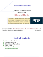 PlymouthUniversity MathsandStats Gradients and Directional Deriavatives