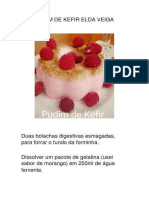 Pudim de Kefir Elda Veiga