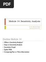 Module 14 Sensitivity Analysis