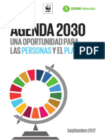 Agenda 2030 Una Oportunidad para Las Personas y El Planeta