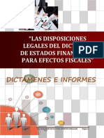 Dictamen de E.F. para Efectos Fiscales