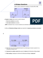 (25367) 3. H Wheatstone Bridges Questions